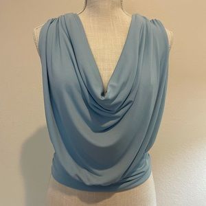 Soft blue blouse